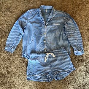 Pinstripe pajama set